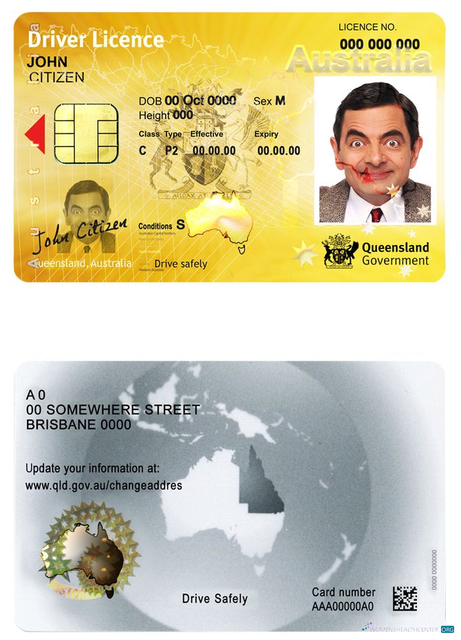 download Australia Queensland state driving license